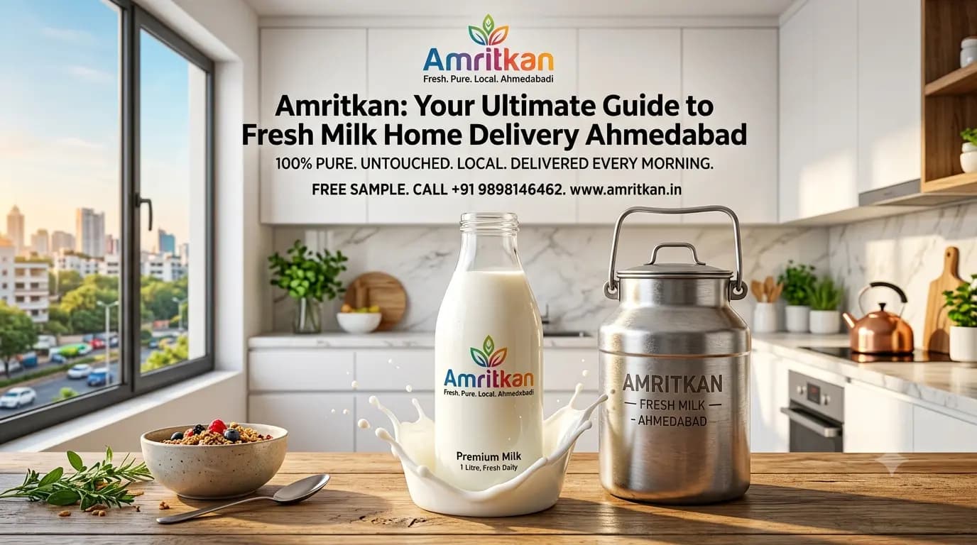 Amritkan: Your Ultimate Guide to Fresh Milk Home Delivery Ahmedabad
